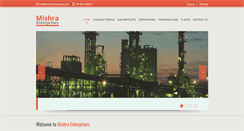 Desktop Screenshot of mishraenterprises.com